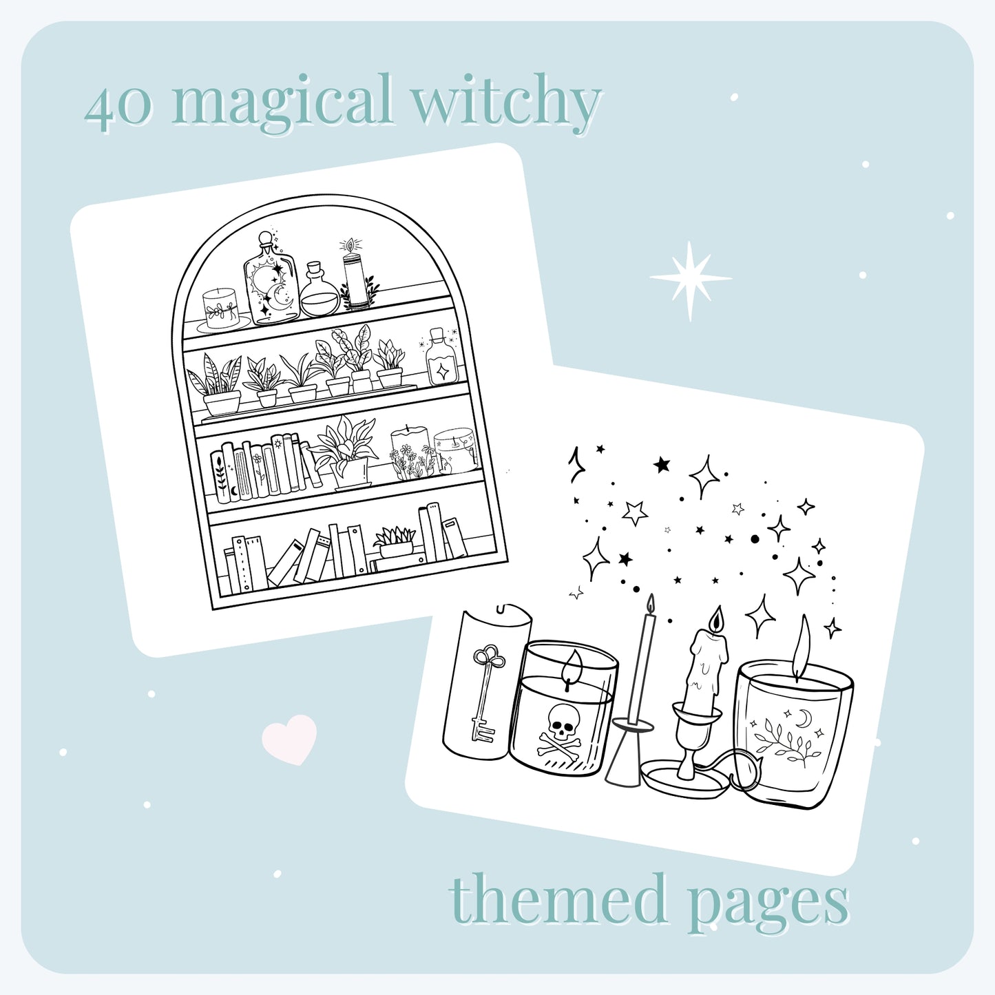 Witchy Vibes Colouring Book