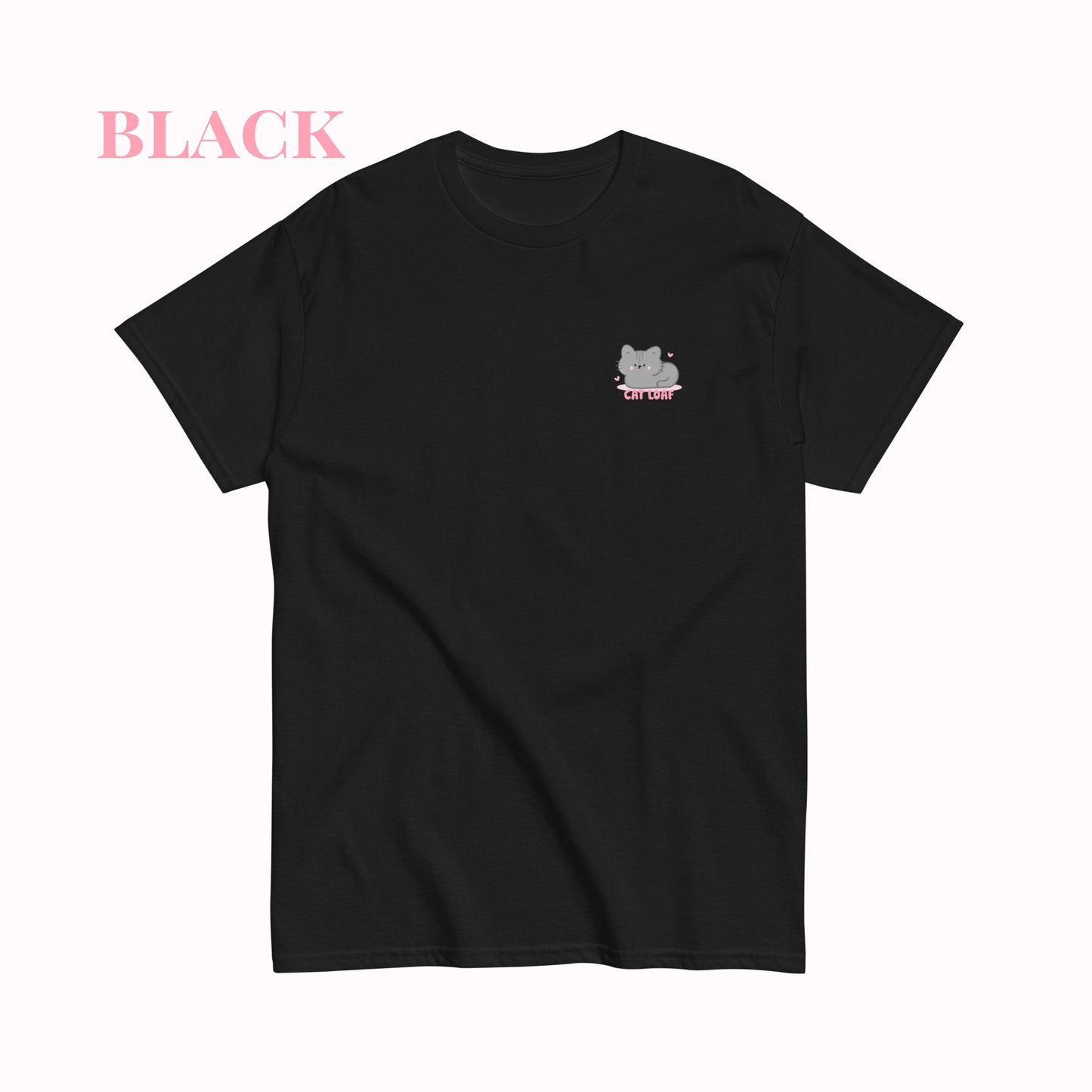 Cat Loaf Tshirt. Cute Kawaii Cat Printed Design