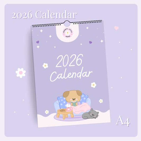 2026 A4 Wall Calendar