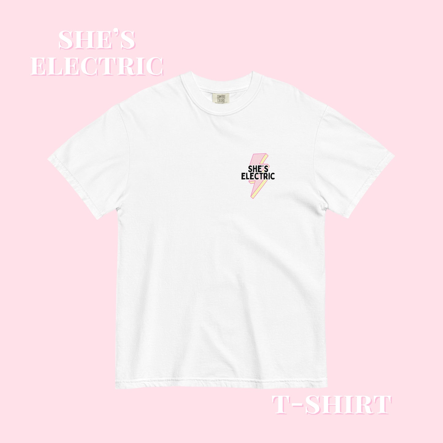 She's Electric printed t-shirt.