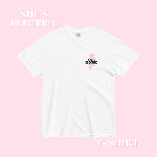 She's Electric printed t-shirt.