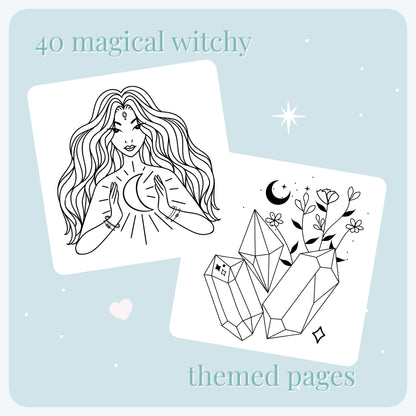 Witchy Vibes Colouring Book