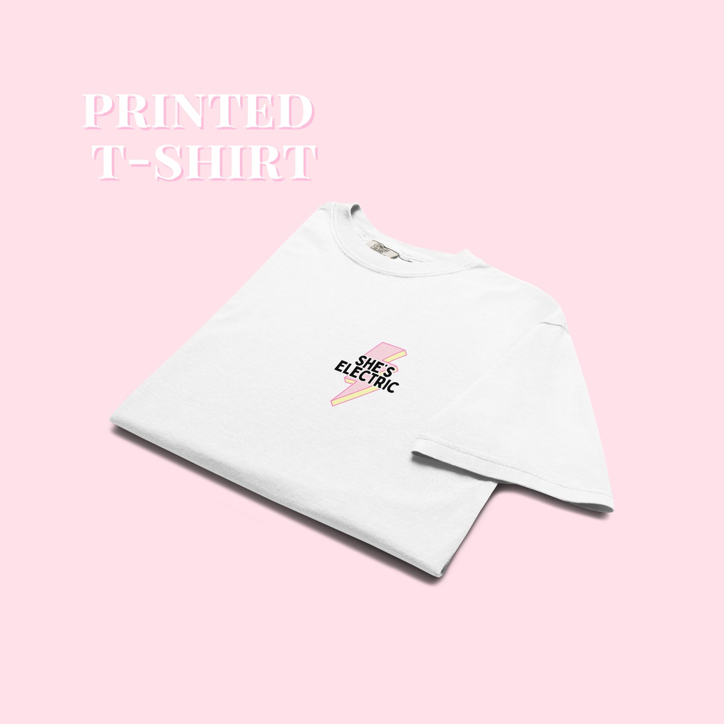 She's Electric printed t-shirt.