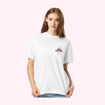 She's Electric printed t-shirt.