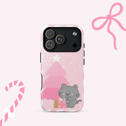 Pink Christmas Iphone MagSafe case