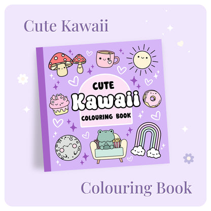 Cute Kawaii Colouring Book