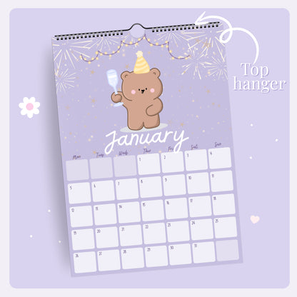 2026 A4 Wall Calendar