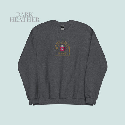 Hot Chocolate Season Embroidered Sweater.