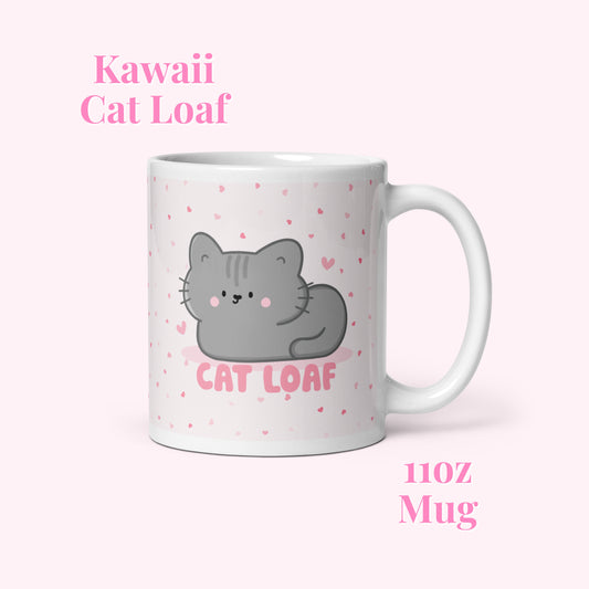 Cat Loaf Kawaii Mug