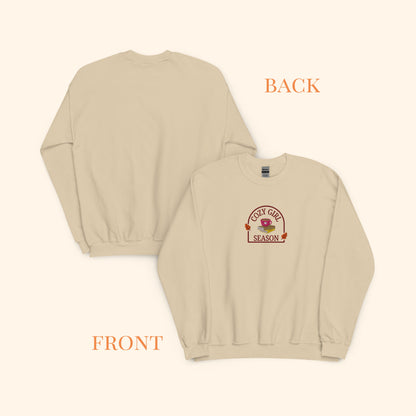 Cozy Girl Season Embroidered Sweater.