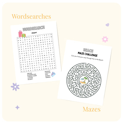 Summer Travel Activity Book