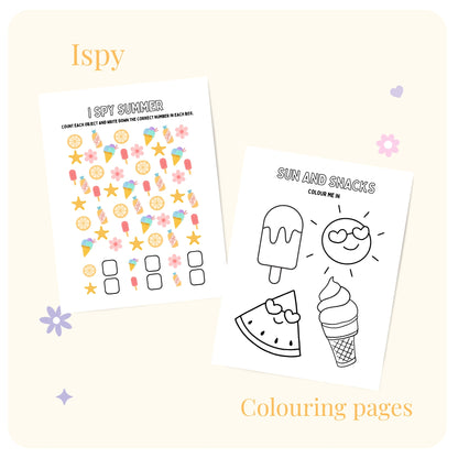 Summer Travel Activity Book