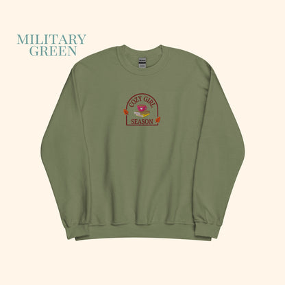 Cozy Girl Season Embroidered Sweater.