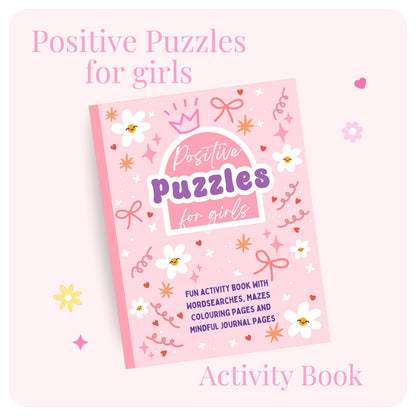 Positive puzzle book for Girls