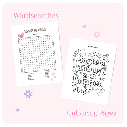 Positive puzzle book for Girls