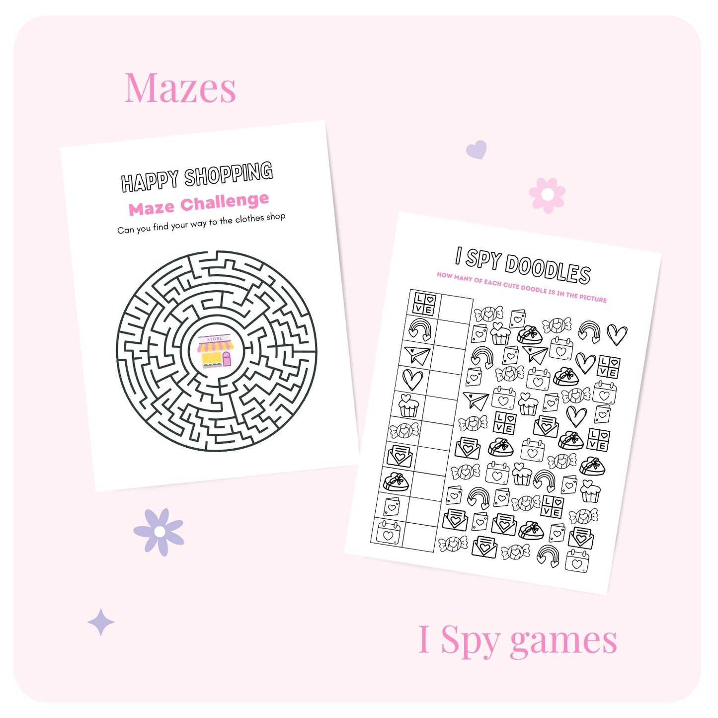 Positive puzzle book for Girls