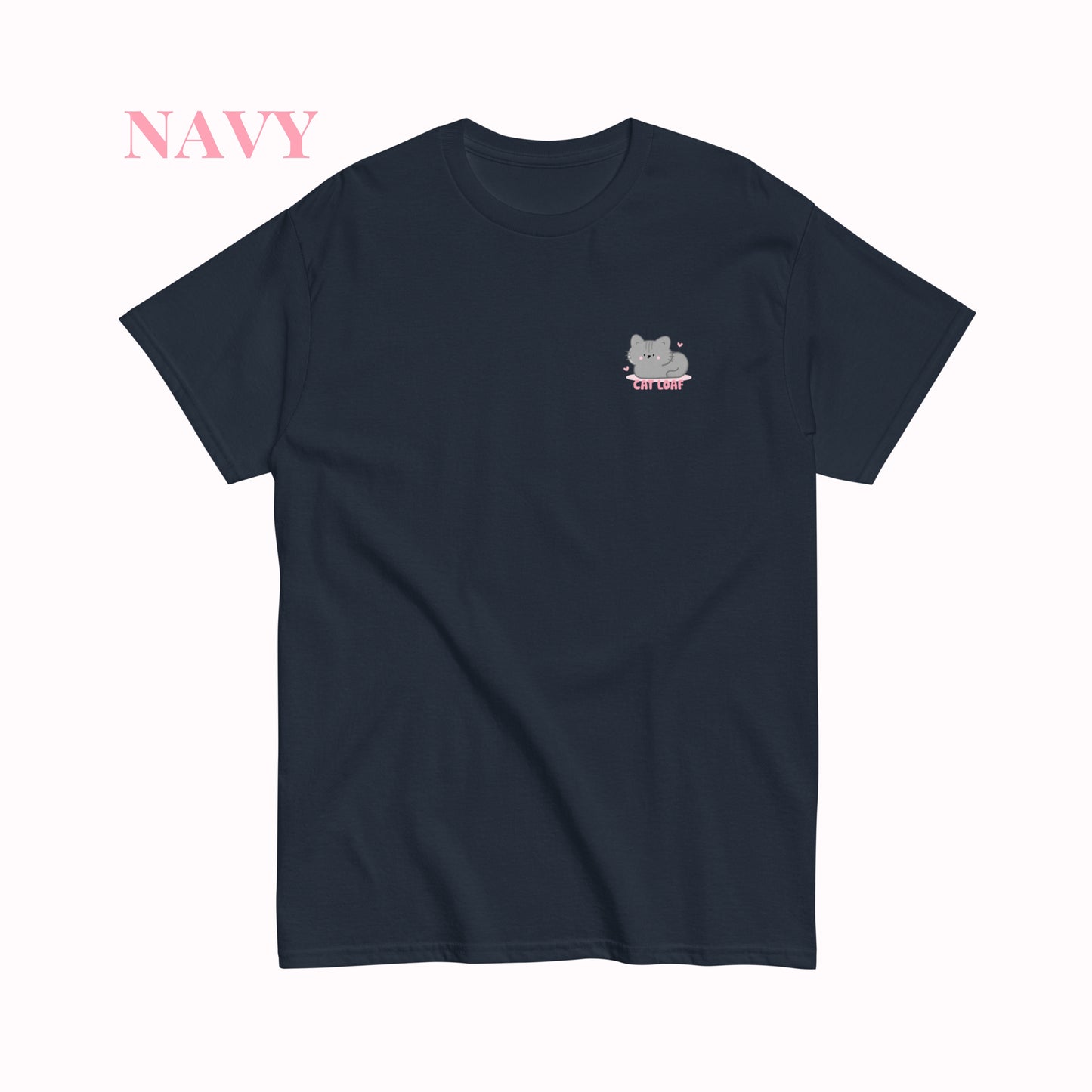 Cat Loaf Tshirt. Cute Kawaii Cat Printed Design