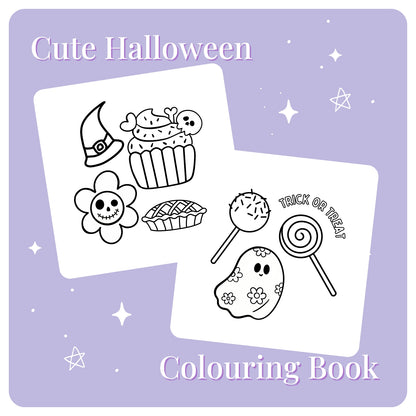 Cute Halloween Colouring Book