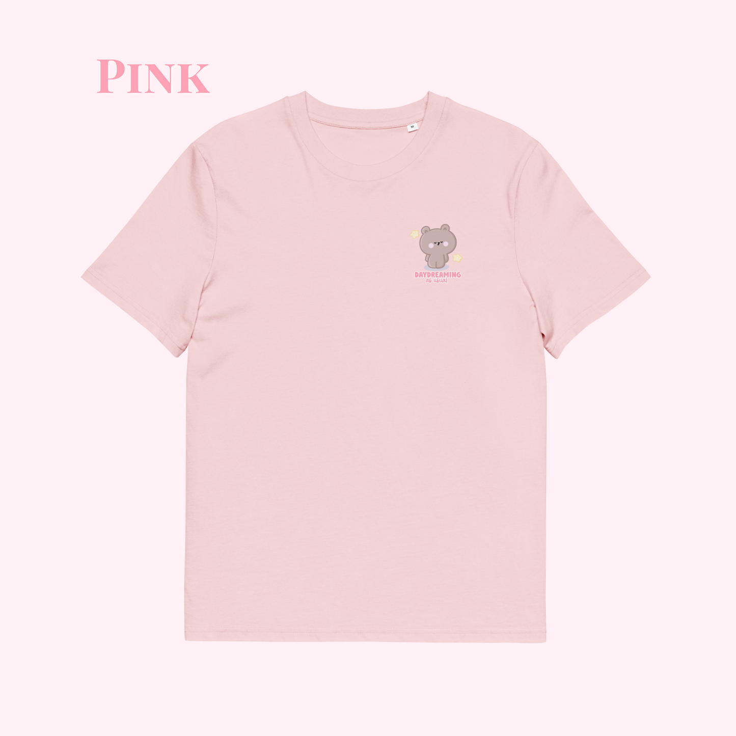 Daydreaming as Usual Bear Organic Cotton T-shirt.