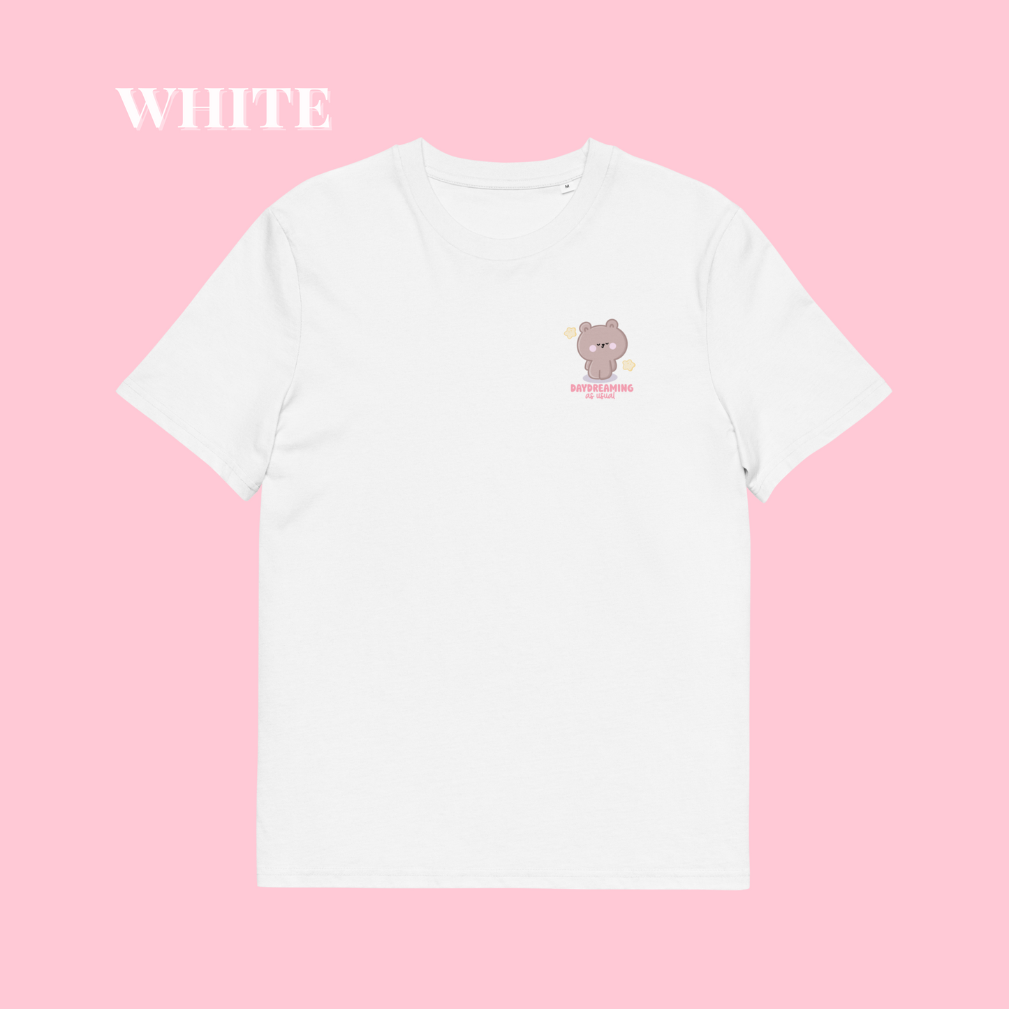 Daydreaming as Usual Bear Organic Cotton T-shirt.