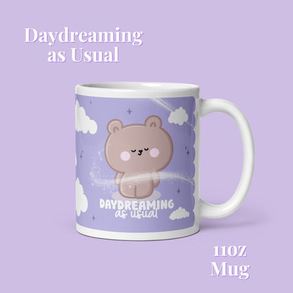 Daydreaming As Usual Glossy Mug. 11oz Mug