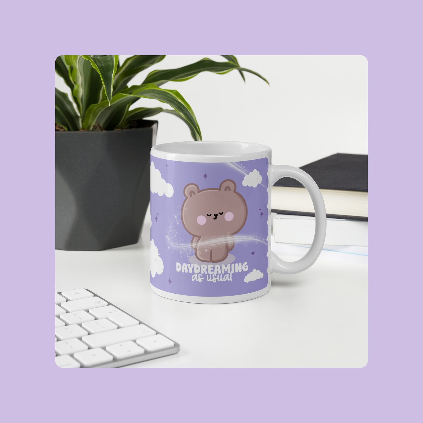 Daydreaming As Usual Glossy Mug. 11oz Mug