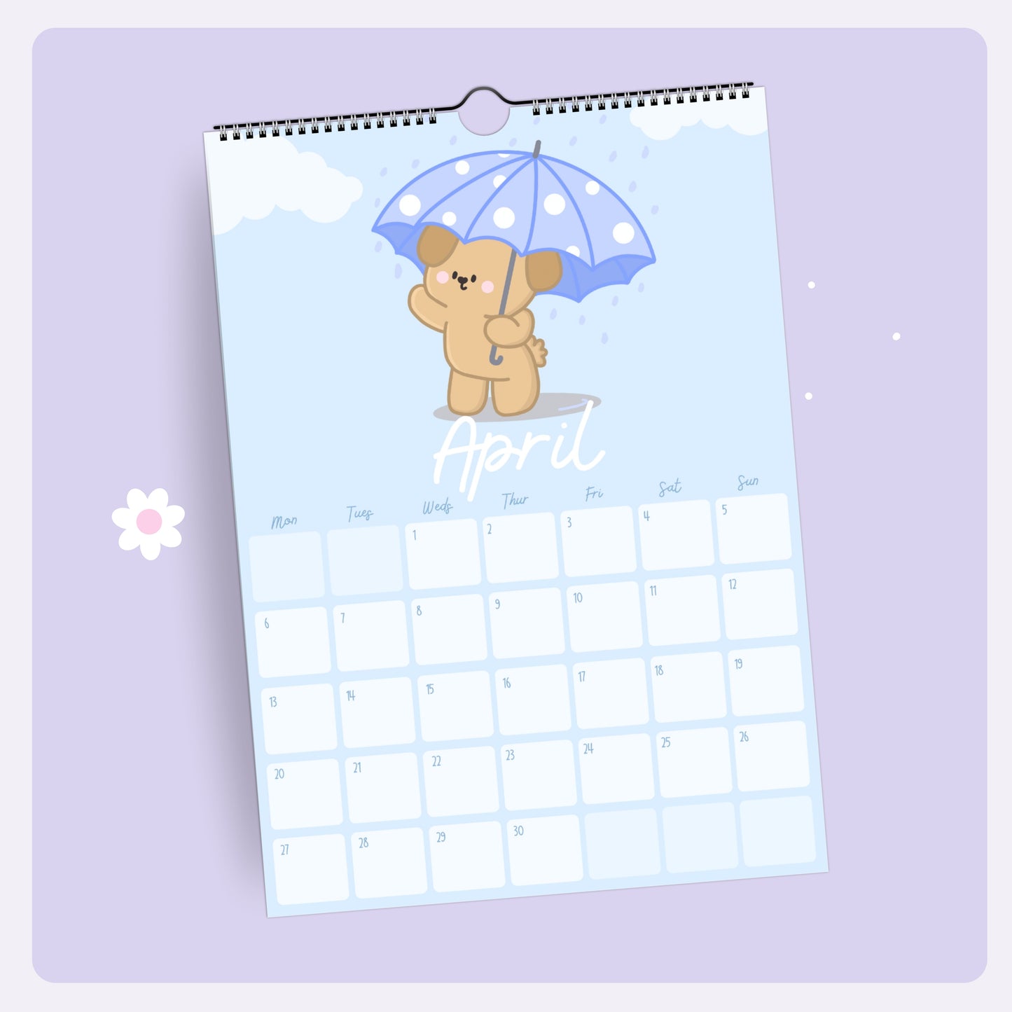 2026 A4 Wall Calendar