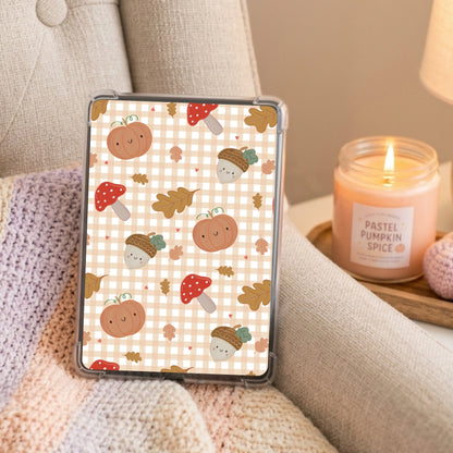 Kindle Case Insert PNG,  Autumn Halloween Pumpkin Printable  (Digital Download)