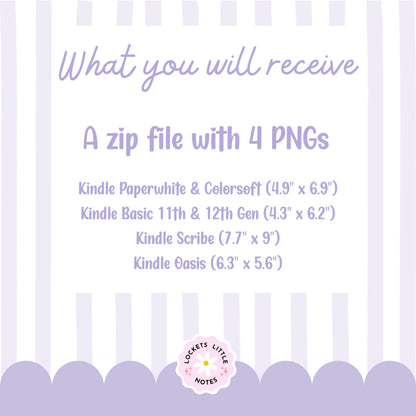 Kindle Case Insert PNG, Pastel Halloween Ghost Printable  (Digital Download)