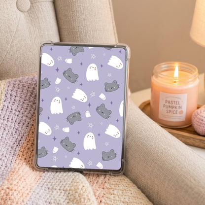 Kindle Case Insert PNG, Pastel Halloween Ghost Printable  (Digital Download)