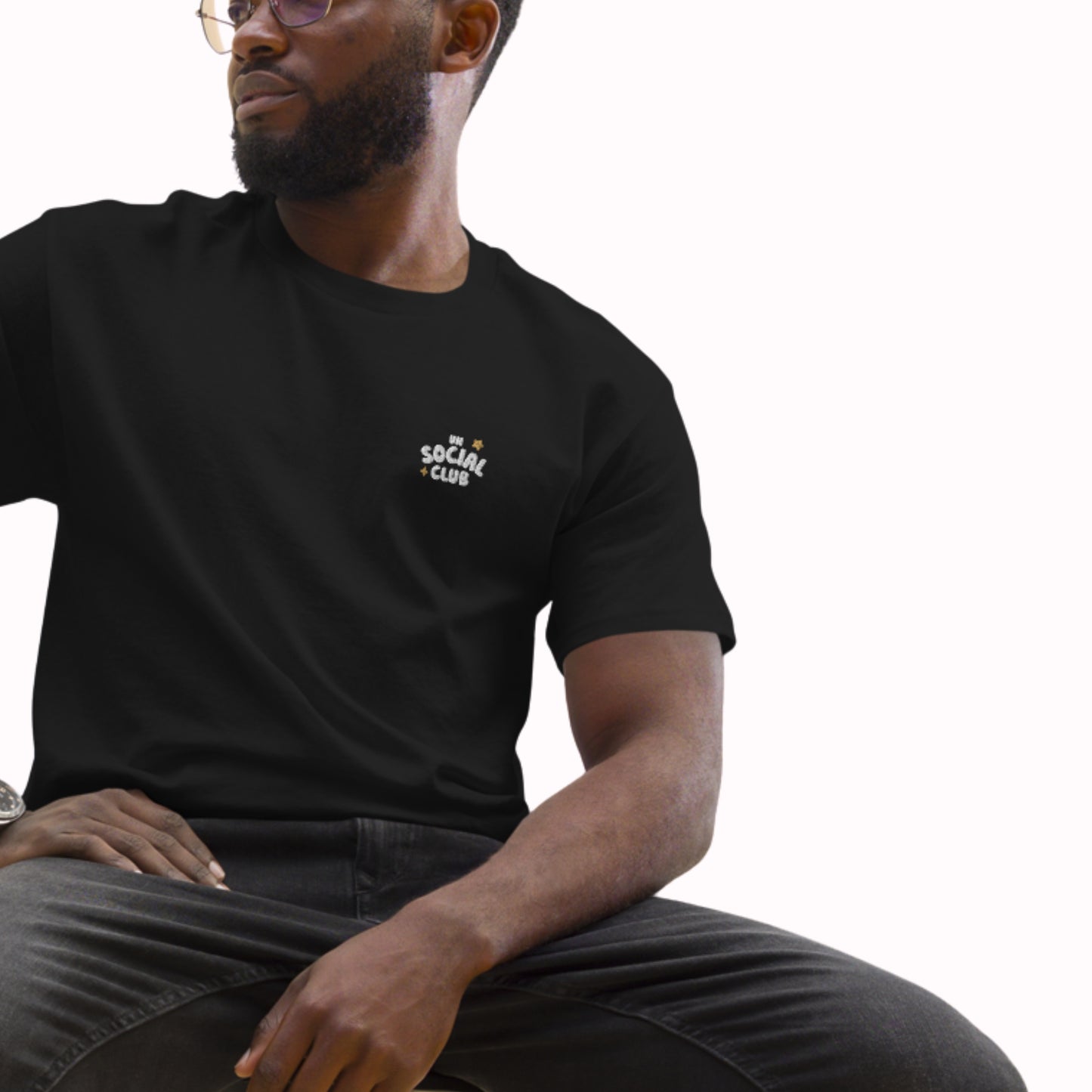 Un Social Club Embroidered T-Shirt