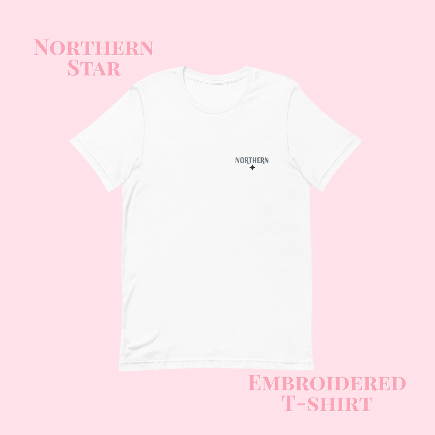 Northern Embroidered T-shirt (White)