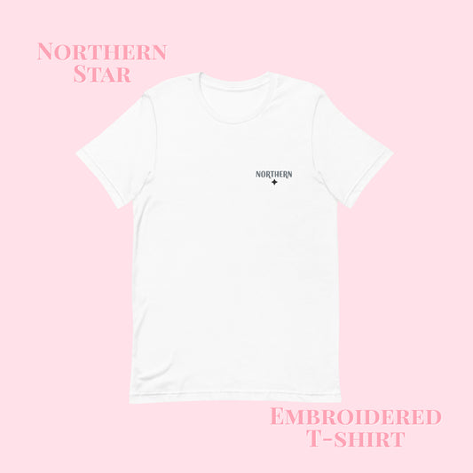 Northern Embroidered T-shirt (White)
