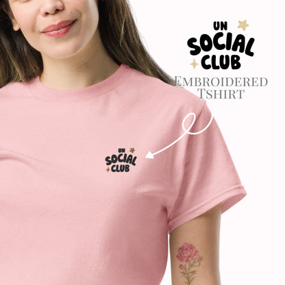 Un Social Club Embroidered T-Shirt