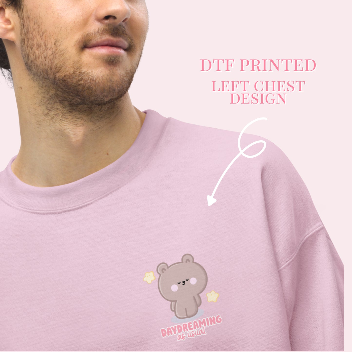 Daydreaming as Usual Unisex Sweatshirt. Cozy Jumper.