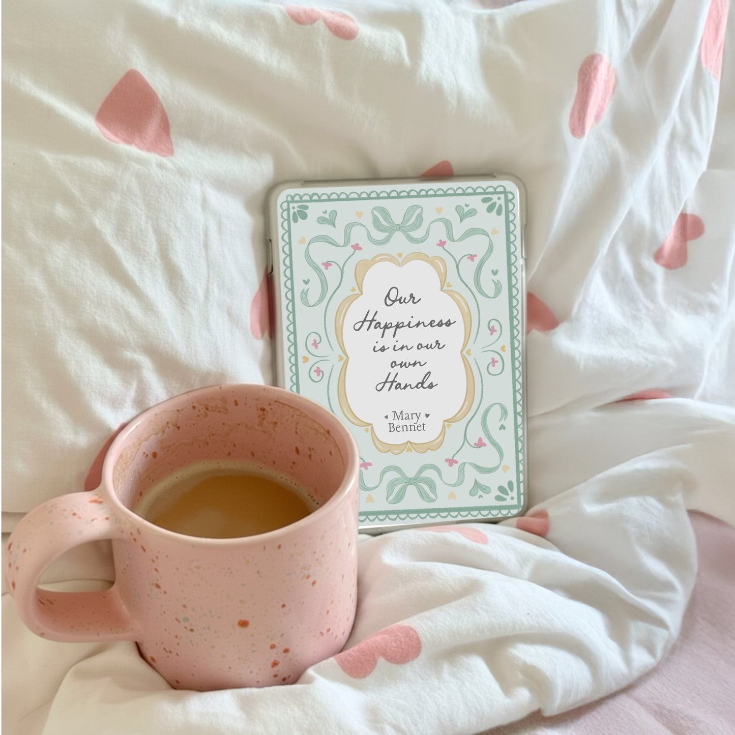 Mary Bennet Quote Kindle Case Insert PNG