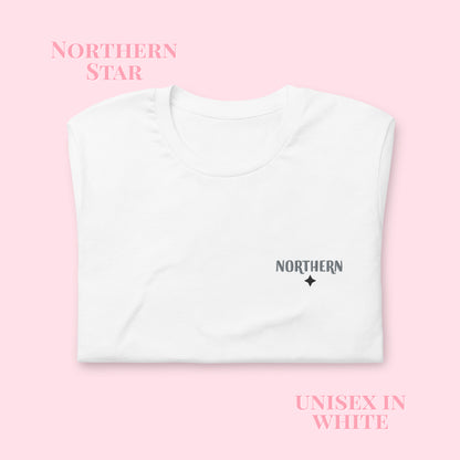 Northern Embroidered T-shirt (White)