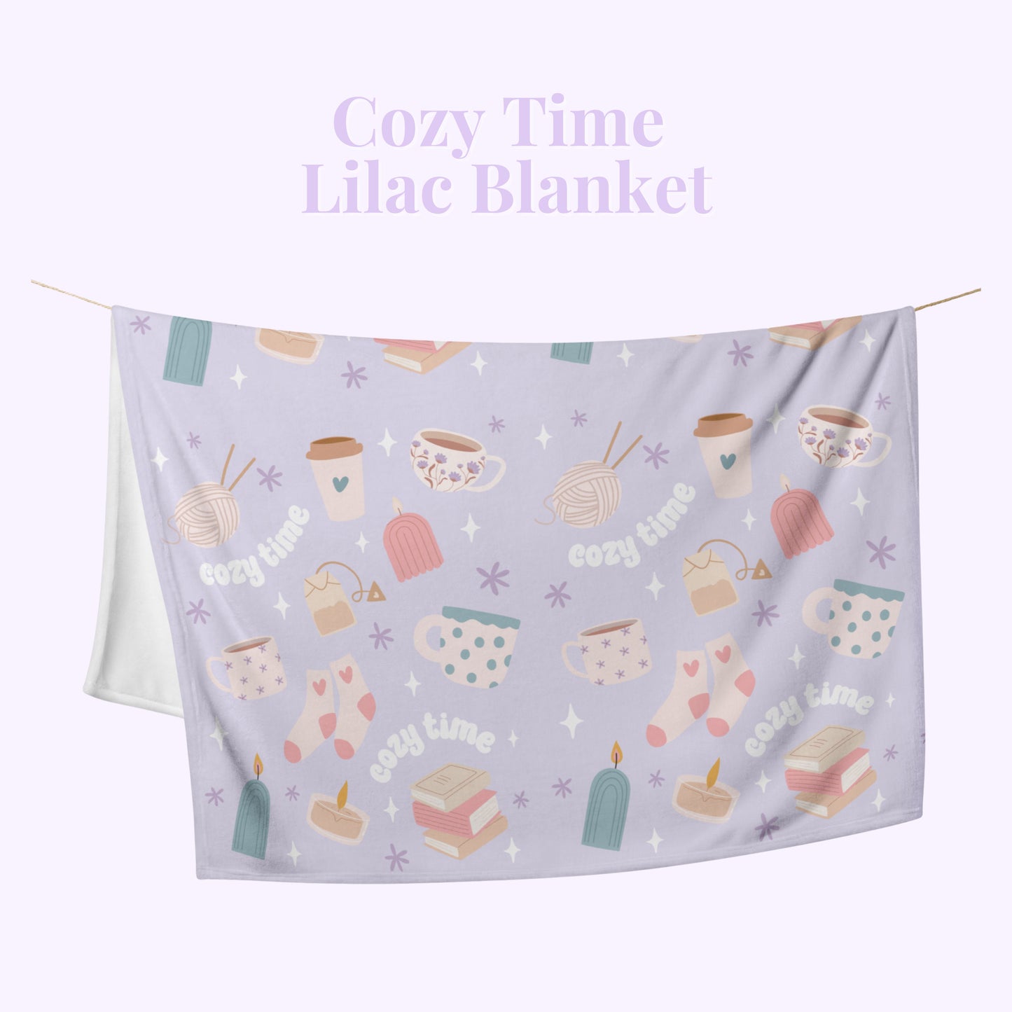 Cozy Time Throw Blanket