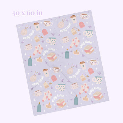 Cozy Time Throw Blanket