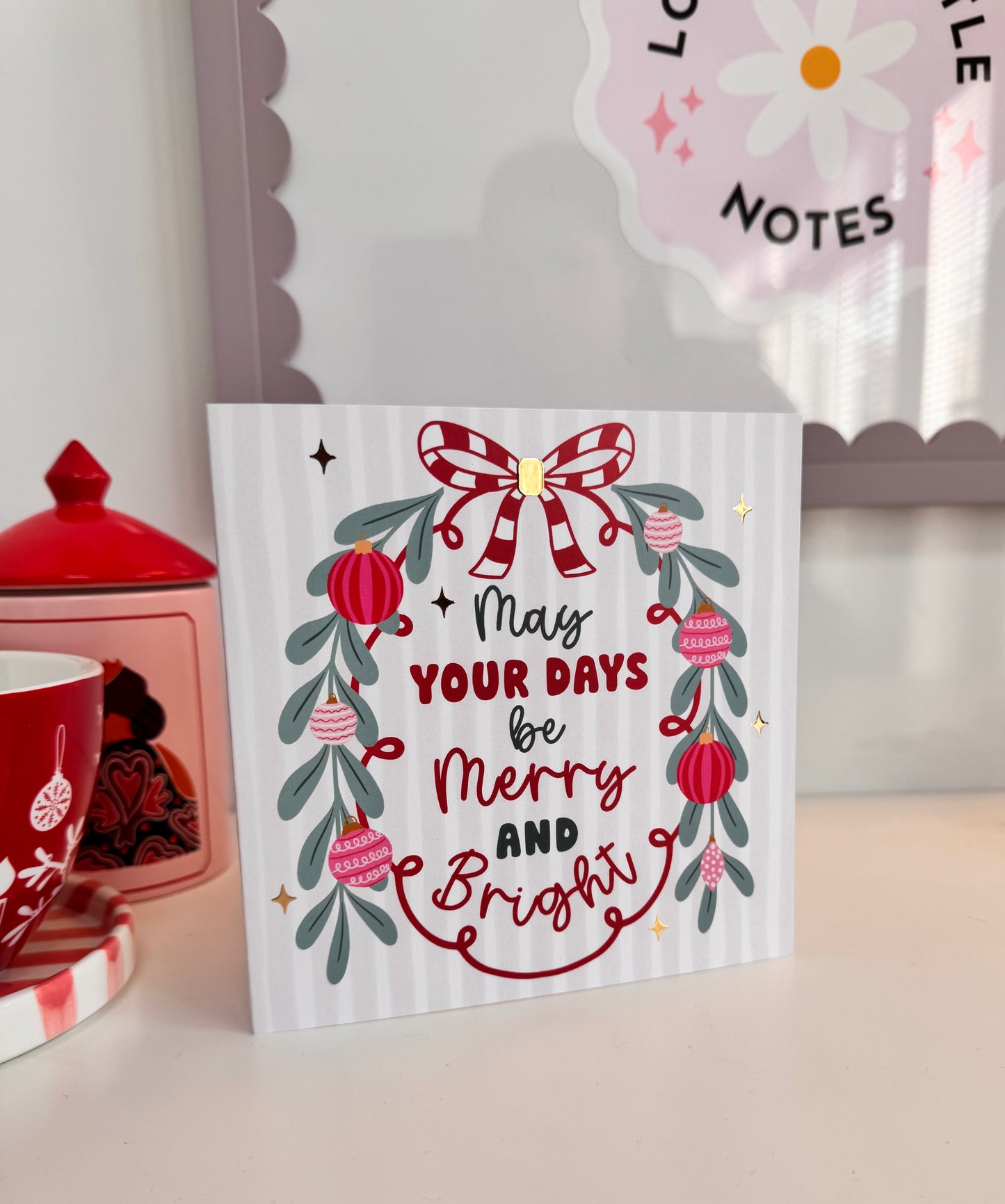 May your days be Merry Christmas Cards Pack of 10