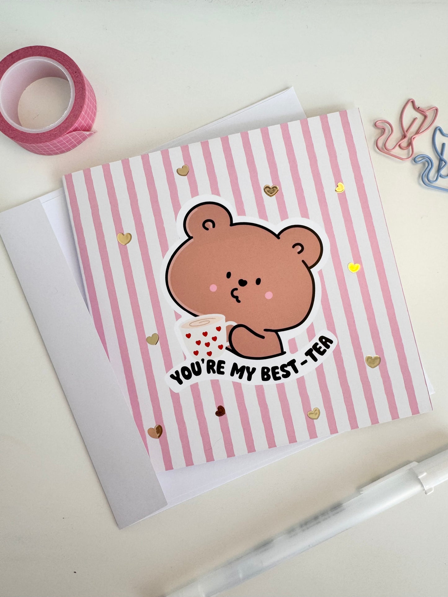 You're My Best-Tea Card